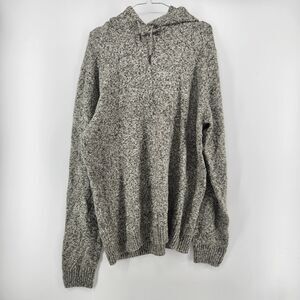 Alesbury Men's Green XL Rami Mixed Rope Yarn Hooded Sweater NWT